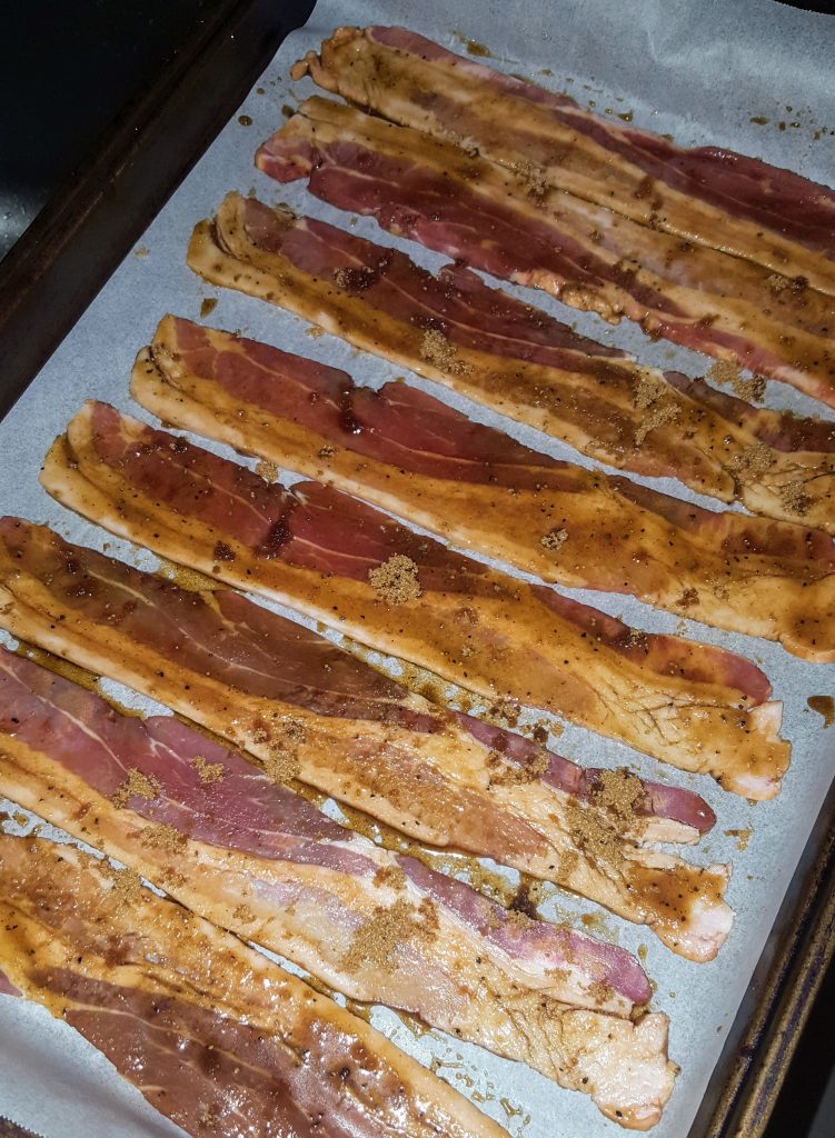 tray of bacon