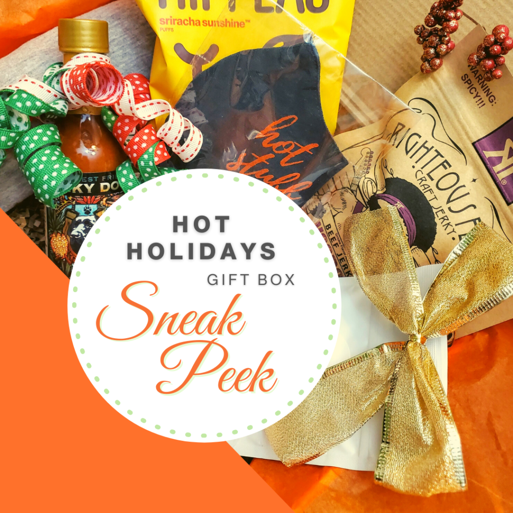 sneak peek of the hot holidays subscription box