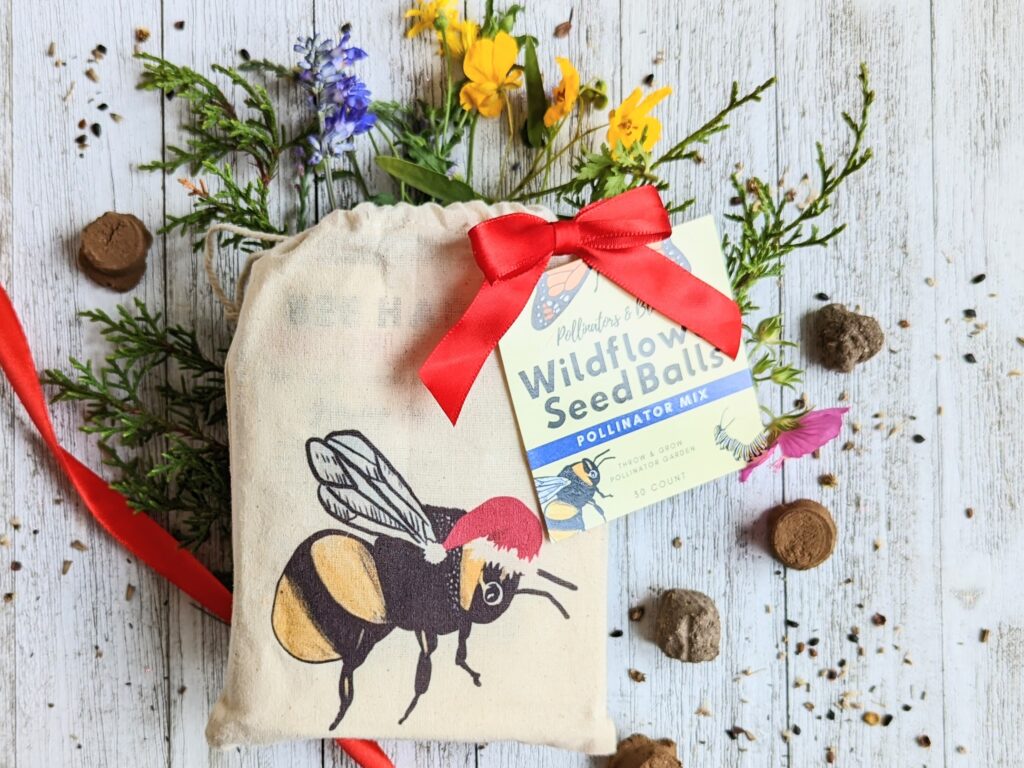 wildflower seed balls pollinator mix  on ultimate gift guide