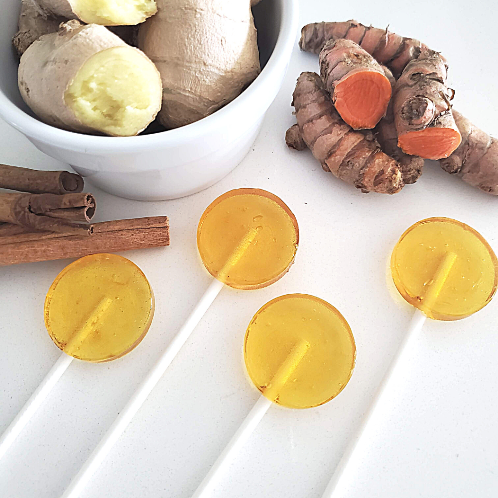 turmeric and ginger lollipops ingredients