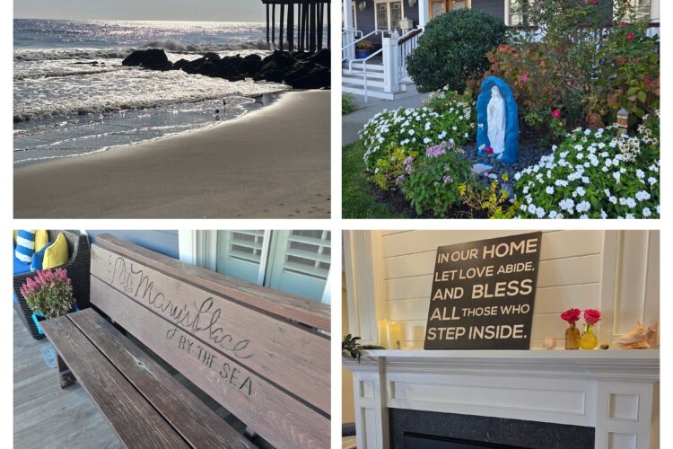 photo collage of Mary's Place by the Sea healing center